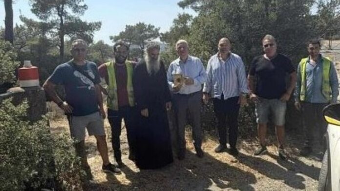 Περιοδεία Περιφερειάρχη Β. Αιγαίου στο εργοτάξιο Αμπελικού