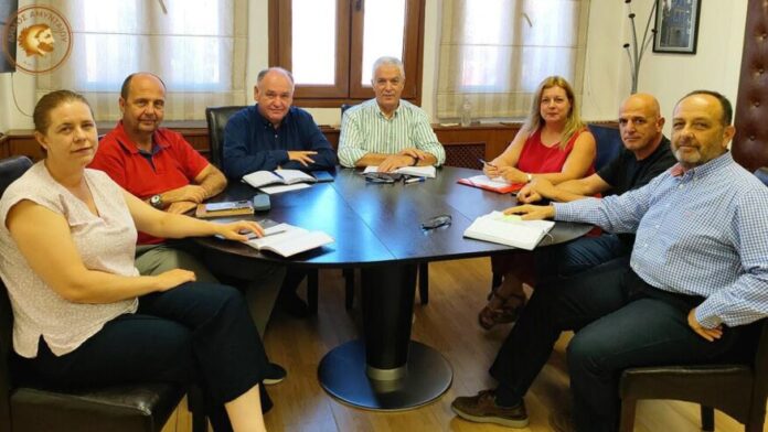 Σύσκεψη Δημάρχου Αμυνταίου με τον Βουλευτή Φλώρινας Σ. Παπασωτηρίου