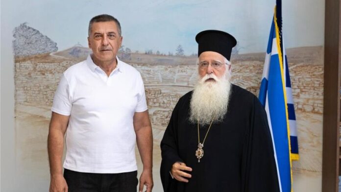 Περιφέρεια Θεσσαλίας: Συνάντηση Δ. Κουρέτα με τον Μητροπολίτη Δημητριάδος κ. Ιγνάτιο