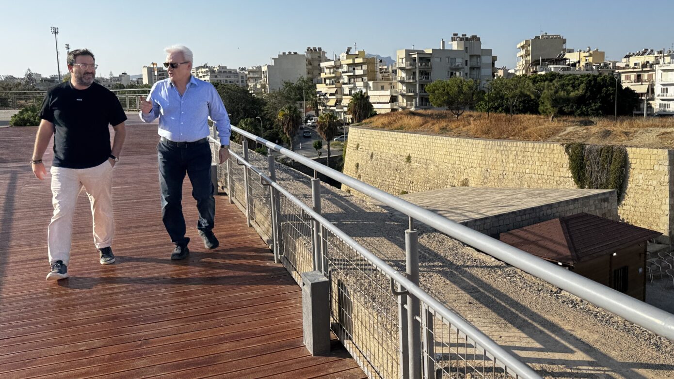 Δ. Ηρακλείου Κρήτης: Αξιοποιείται πλήρως το ισόπεδο τμήμα των Ενετικών Τειχών