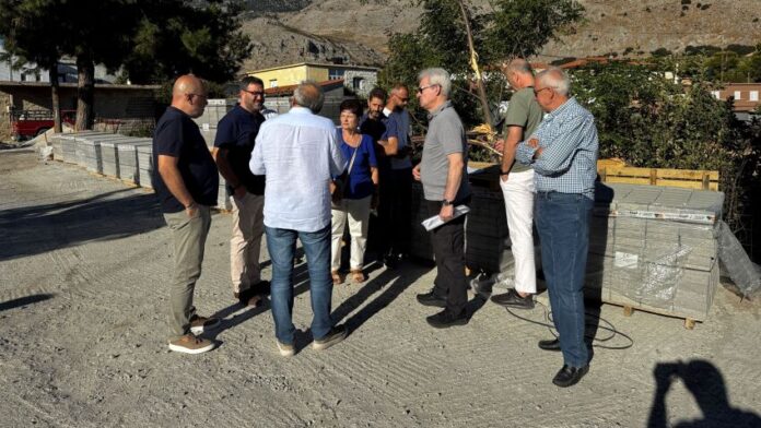 Επίσκεψη Δημάρχου Ηρακλείου Κρήτης σε έργα αναβάθμισης στις Άνω Ασίτες