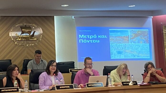 Ενημέρωση της Δημάρχου για τα σημαντικά έργα στην Καλαμαριά