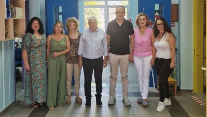 Επίσκεψη Δημάρχου στο ανανεωμένο 31ο Νηπιαγωγείο Λαμίας
