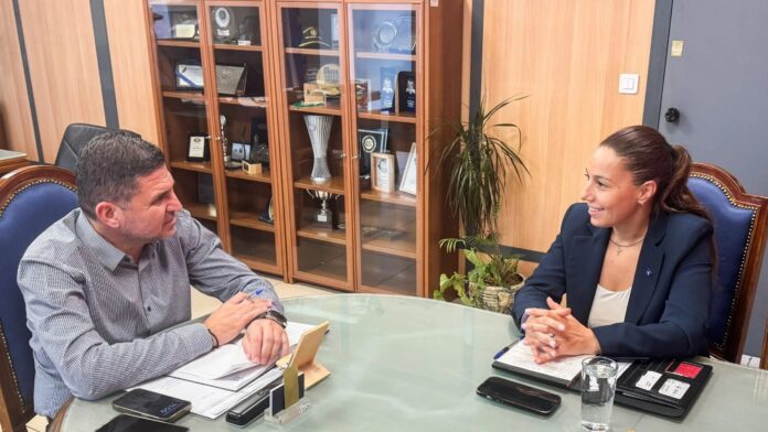 Συνάντηση Δημάρχου Αγ. Παρασκευής με την καινούργια Αντιπεριφερειάρχη Βόρειου Τομέα
