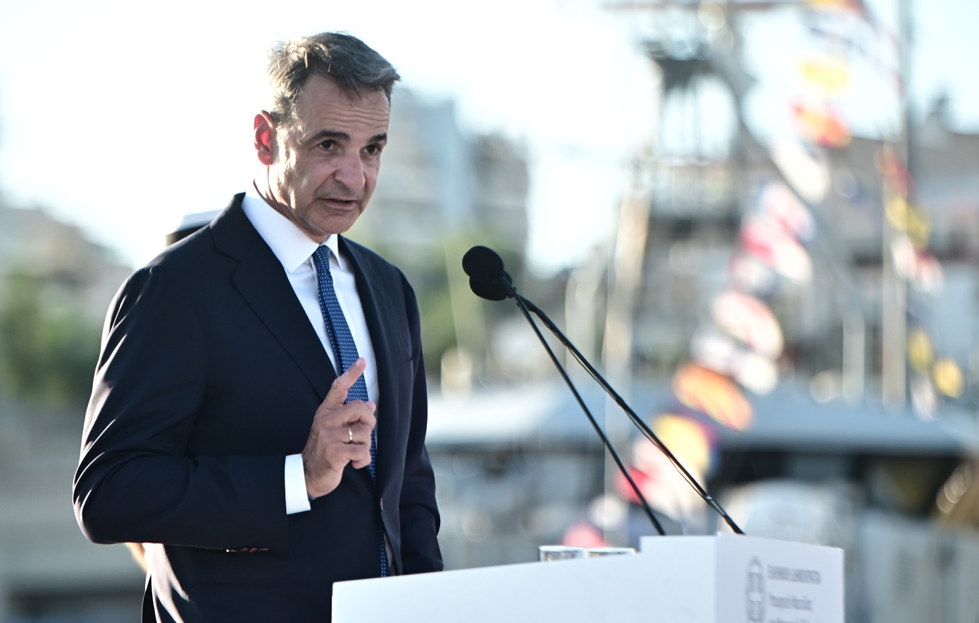 Μητσοτάκης σε εκδήλωση του Λιμενικού: «Καθοριστική η μείωση των παράνομων αφίξεων παρά τις προκλήσεις στα σύνορά μας»