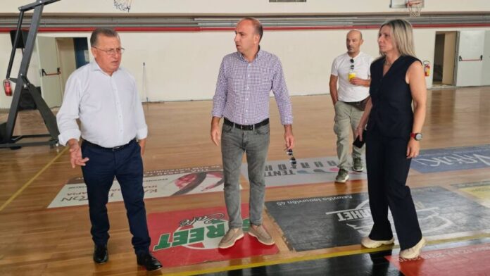 Ι. Ντούμος: «Κατασκευάζουμε αθλητική υποδομή κορυφαίων προδιαγραφών»
