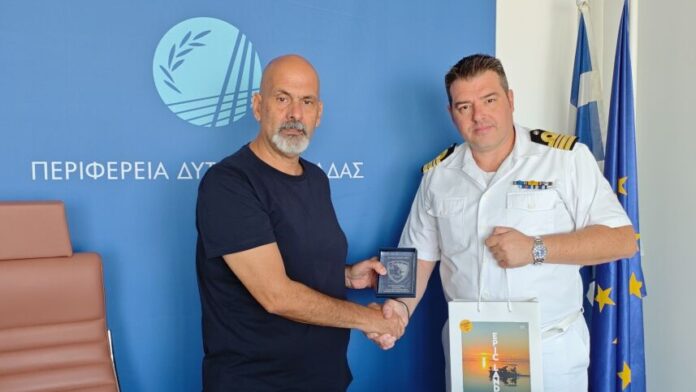 Συνάντηση Αντιπεριφερειάρχη Δυτικής Ελλάδας με τον νέο Διοικητή Ναυτικού Σταθμού Ιονίου