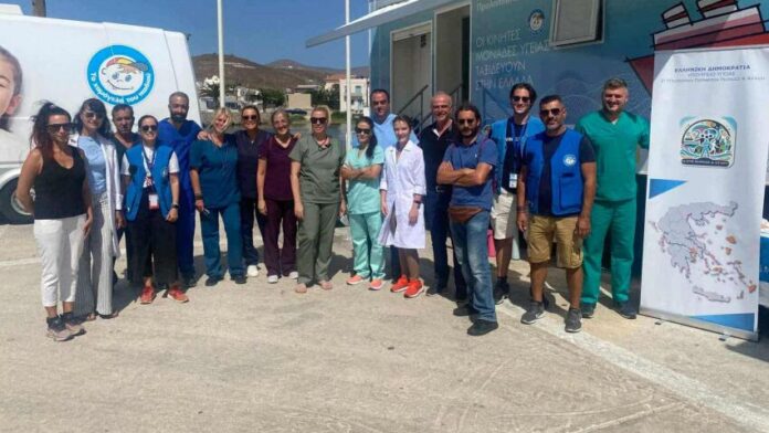 Ιατρική ομάδα στα Ψαρά από τη 2η ΔΥΠΕ Πειραιά-Αιγαίου