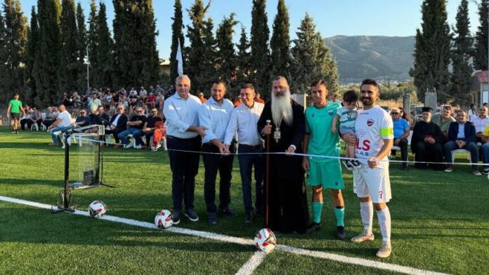 Περιφέρεια Στερεάς Ελλάδας Εγκαίνια στο στάδιο Μεγαπλατάνου του Δήμου Λοκρών