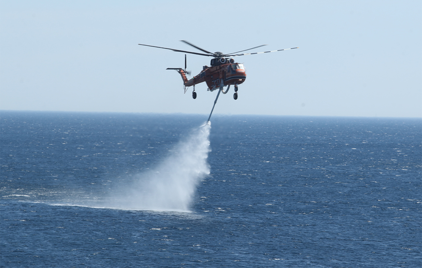 Πυρκαγιά στην Παλαιόπολη Άνδρου