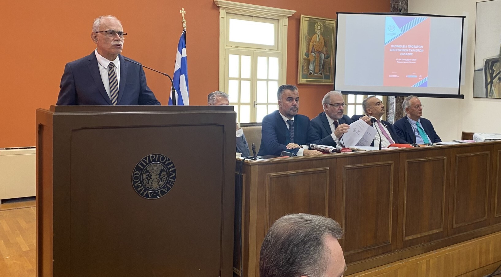 Ο Δήμαρχος Πύργου στη Συνέλευση των Προέδρων Δικηγορικών Συλλόγων Ελλάδας
