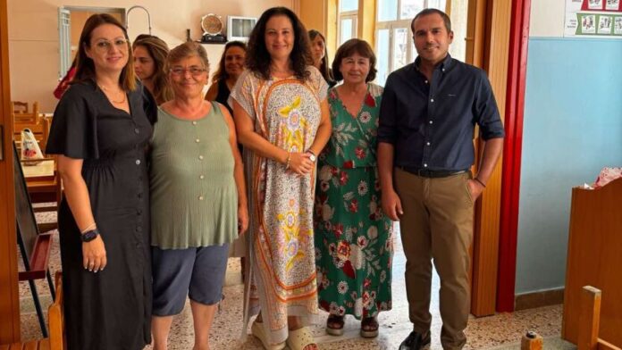 Αντιδήμαρχος επισκέπτεται τον 1ο Δημοτικό Παιδικό Σταθμό Πύργου