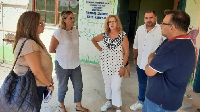 Δ.Σερρών: Ανακαίνιση στον Παιδικό Σταθμό Κάτω Καμήλας σε εξέλιξη