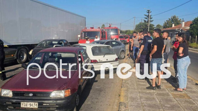 Σοβαρό ατύχημα με τέσσερα αυτοκίνητα στην Ηλεία