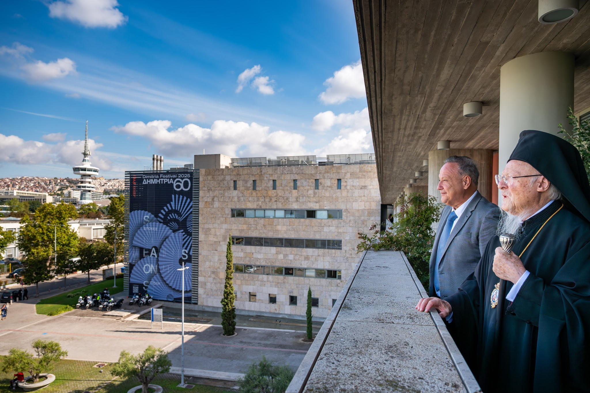 Ο Στέλιος Αγγελούδης καλωσόρισε τον Οικουμενικό Πατριάρχη κ.κ. Βαρθολομαίο στο Δημαρχείο Θεσσαλονίκης