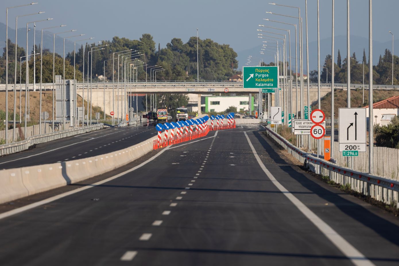 Παραδίδονται στην κυκλοφορία τα τελικά 10 χλμ. του αυτοκινητόδρομου Πάτρα – Πύργος