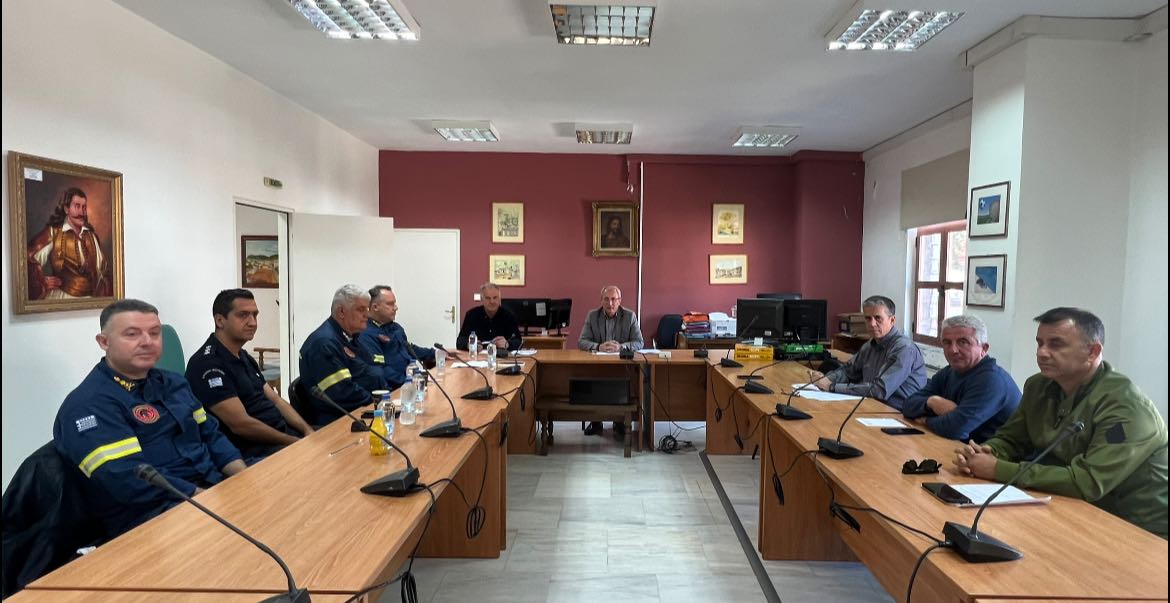 Συνεδρίασε το Επιτελικό Όργανο Πολιτικής Προστασίας του Δήμου Θέρμου