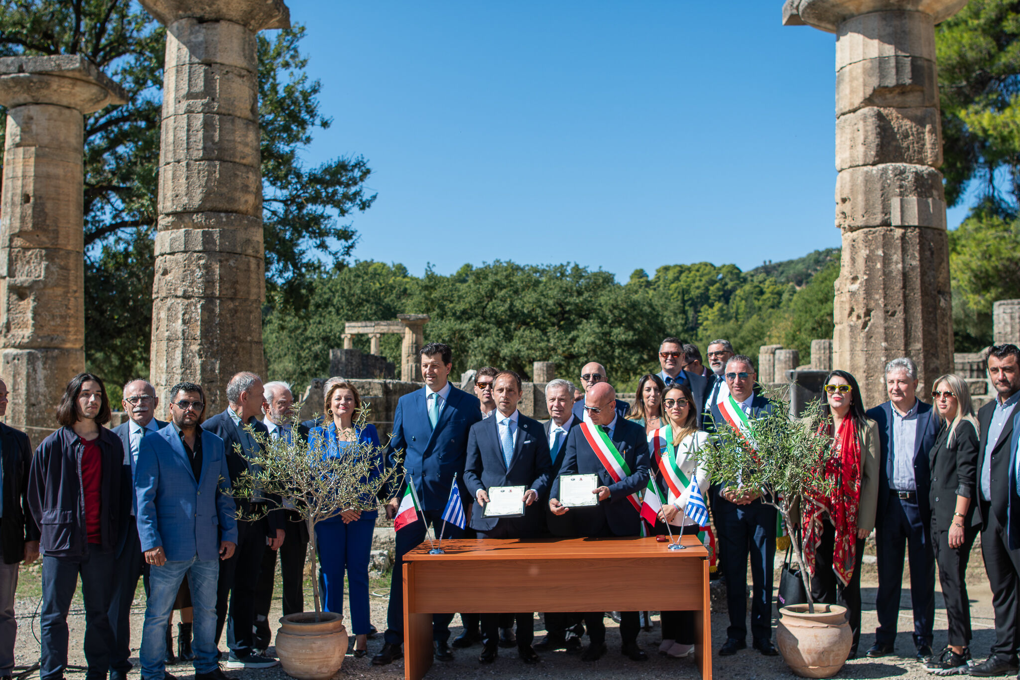 Επικυρώθηκε η Συμφωνία Αδελφοποίησης των Δήμων Αρχαίας Ολυμπίας και Cirò Marina