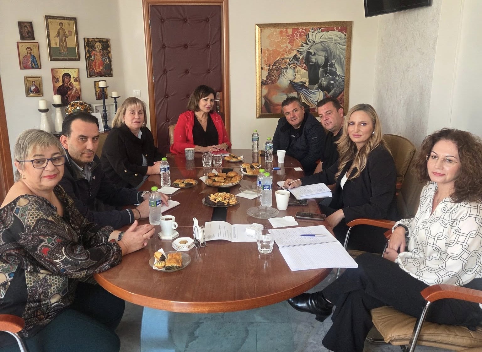 Σύσκεψη της Δημάρχου Σκύδρας με την εκπρόσωπο του Πρωθυπουργού στη Θεσσαλονίκη