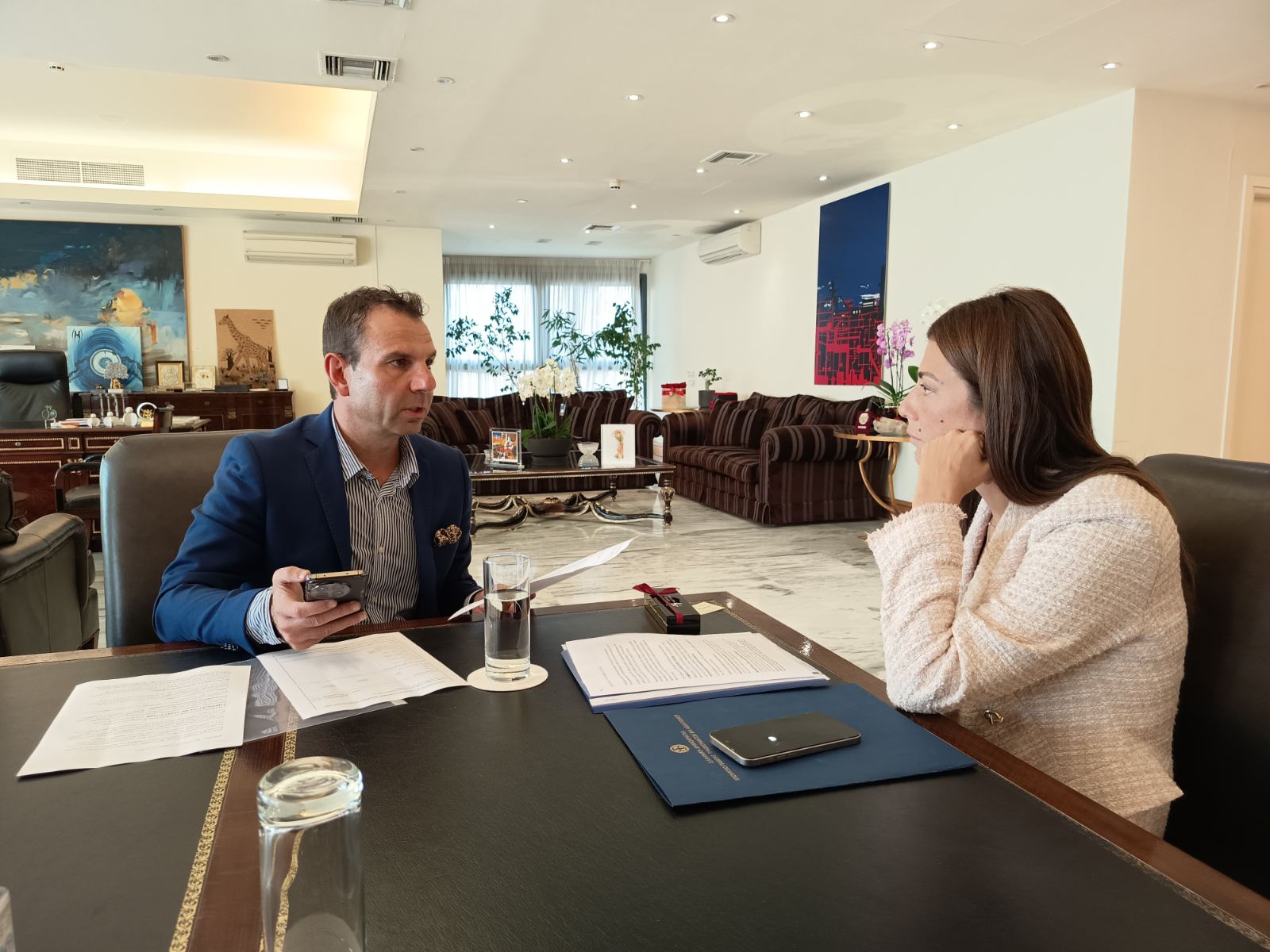 Φρέσκες επαφές του δημάρχου Καστοριάς στην πρωτεύουσα