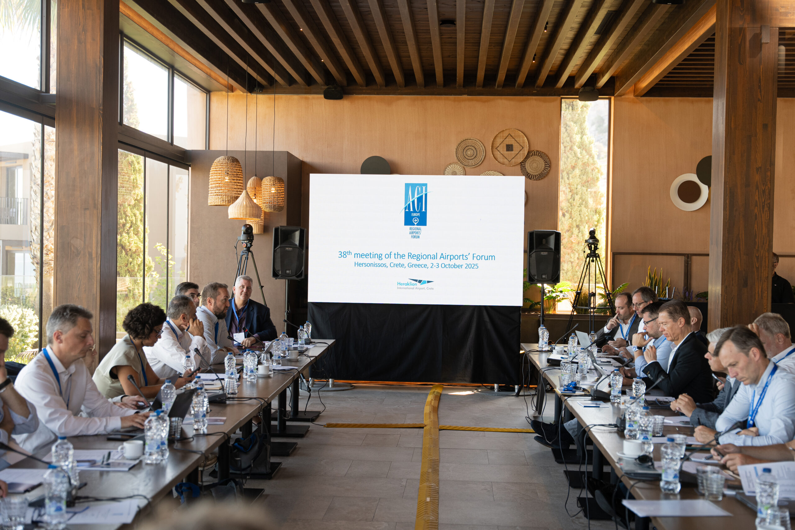 Ο Νέος Διεθνής Αερολιμένας Ηρακλείου Κρήτης υποδέχθηκε την 38η σύνοδο του ACI Europe