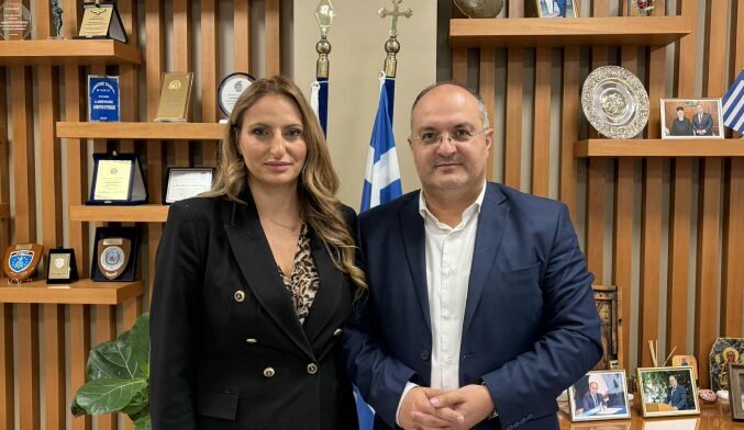 Η Συντονίστρια του Πρωθυπουργικού Γραφείου επισκέπτεται τον Δήμαρχο Κιλκίς