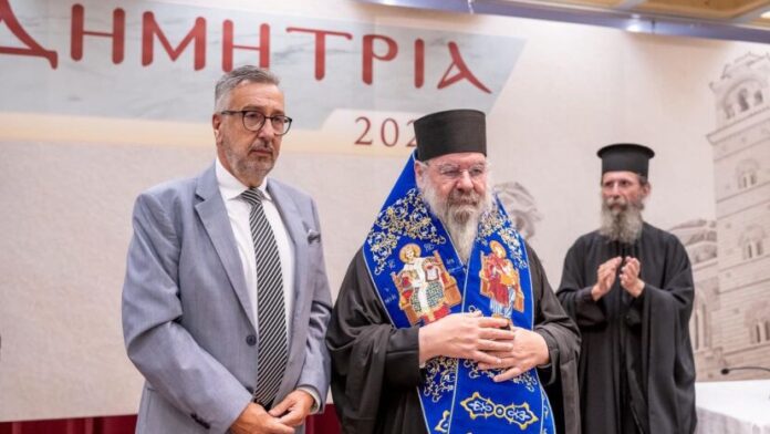 Ο Μητροπολίτης Λεμεσού κ.κ. Αθανάσιος αναγορεύεται Επίτιμος Δημότης Αγίου Δημητρίου