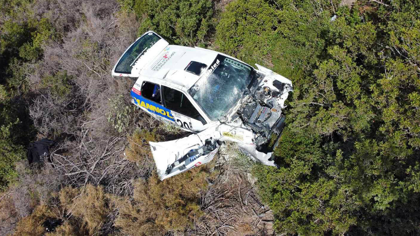 Σοβαρό δυστύχημα στην 10η Ανάβαση Βραχασίου Κρήτης – Όχημα κατέληξε στον γκρεμό