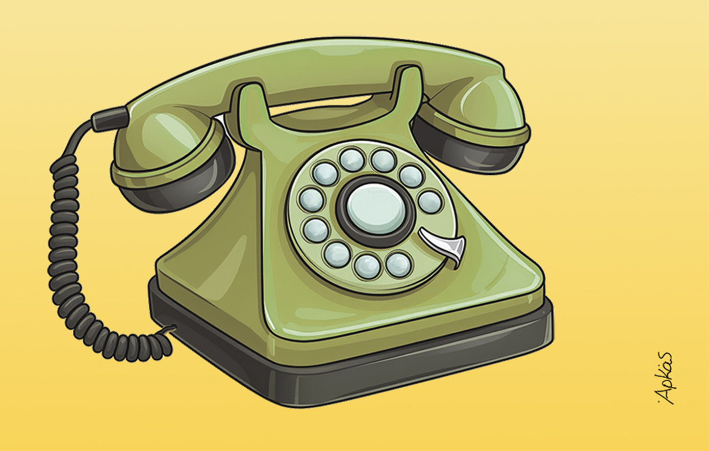 Το συγκινητικό σκίτσο του Αρκά για εκείνους που περίμεναν τηλέφωνο στο σπίτι