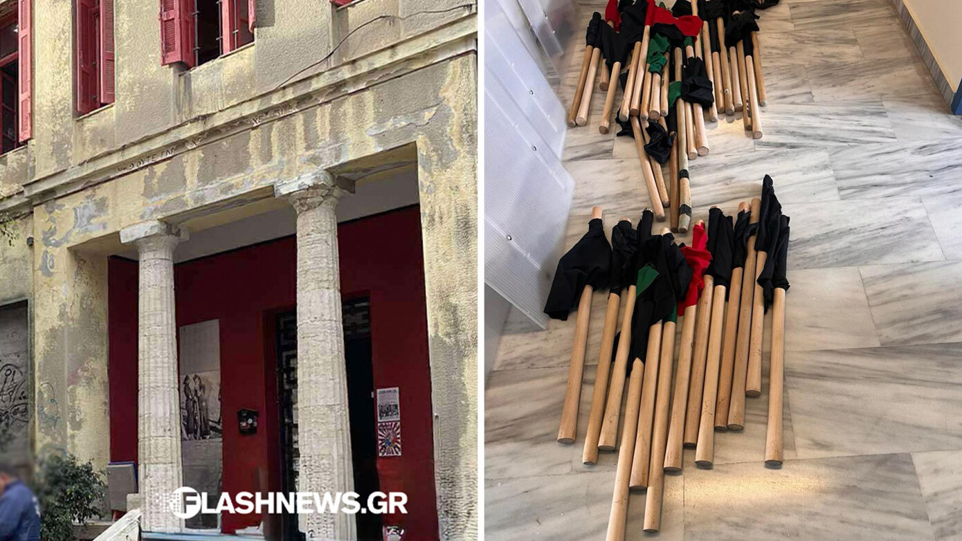 Έξι συλλήψεις για την επίθεση στον Βορίδη μετά την επιδρομή στην κατάληψη Ευαγγελισμός – Ανακαλύφθηκαν καδρόνια, σφυριά, μάσκες