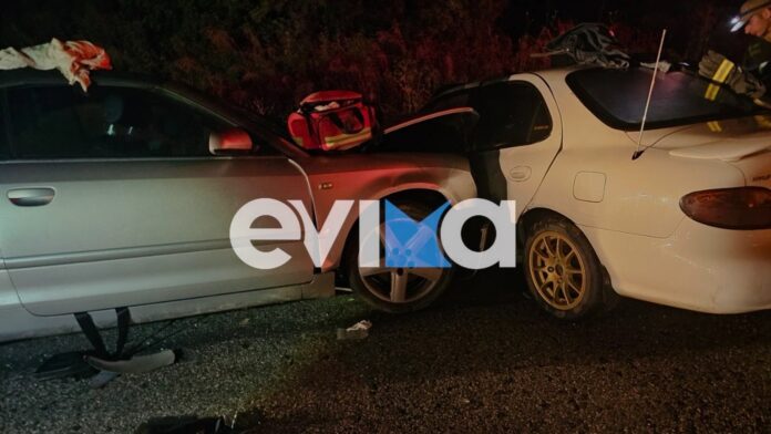 Ένας νεκρός και επτά τραυματίες από το φρικτό τροχαίο στην Εύβοια