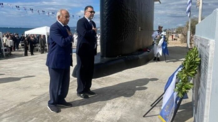 Ο Δήμαρχος Π. Φαλήρου στην ετήσια Τελετή Μνήμης στο Μνημείο Υποβρυχίων