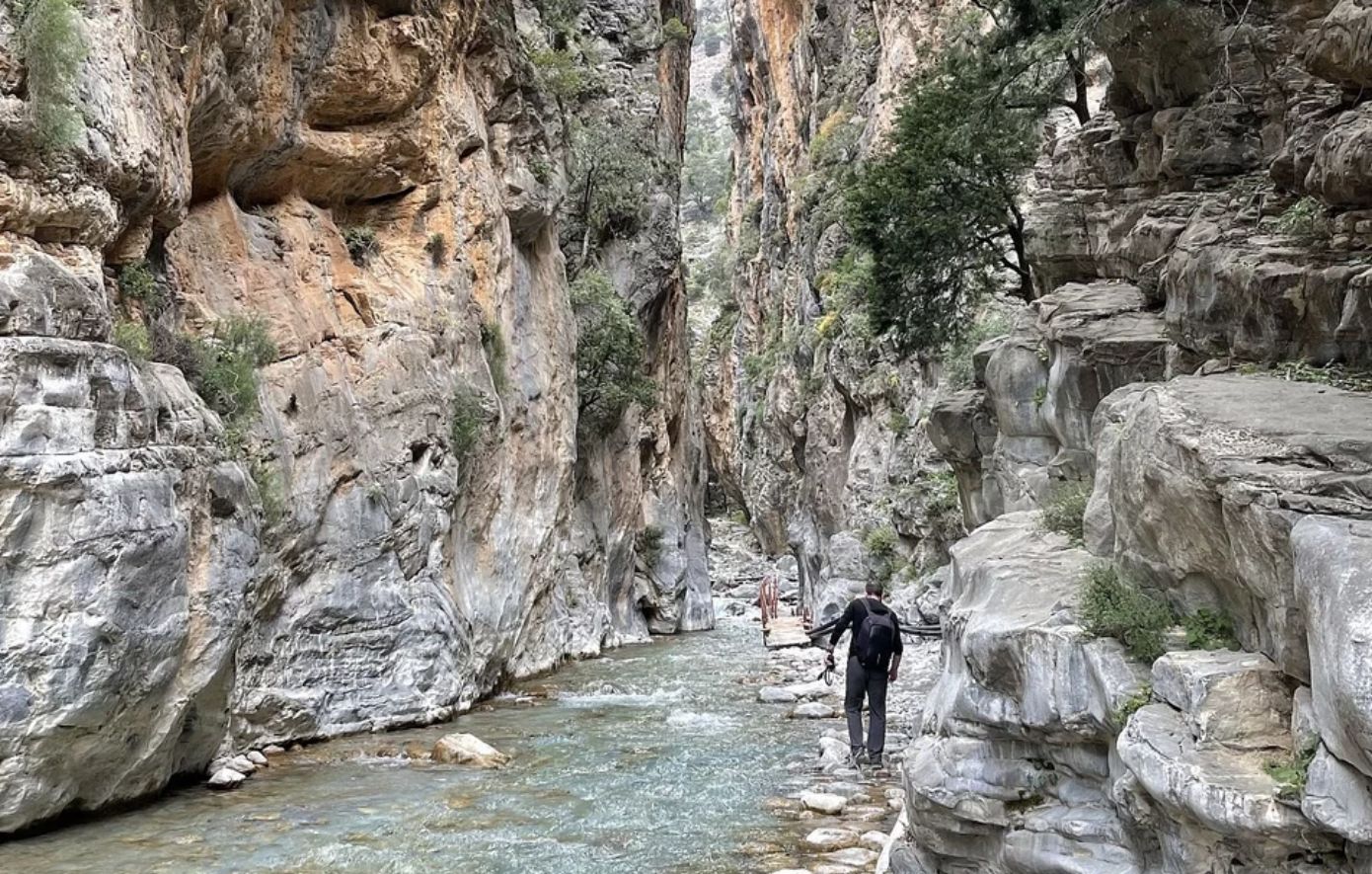 Απροσπέλαστο και την Τρίτη το φαράγγι της Σαμαριάς στα Χανιά εξαιτίας κακοκαιρίας