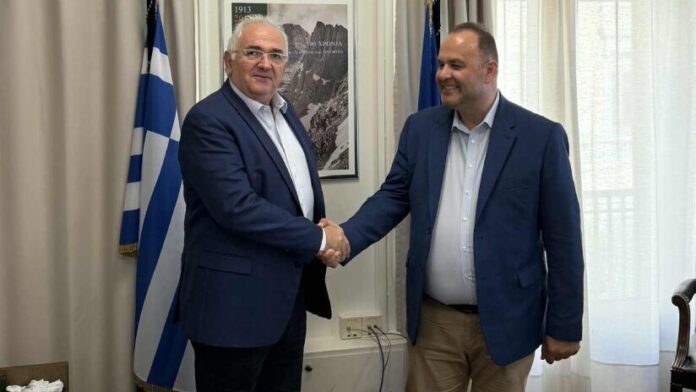 Επαφή Δημάρχου Γορτυνίας με τον Γενικό Γραμματέα Τοπικής Αυτοδιοίκησης