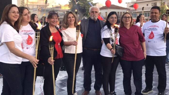 Θριαμβευτική η 23η Πανελλήνια Λαμπαδηδρομία Εθελοντών Αιμοδοτών στην Αμαλιάδα
