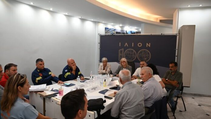 Σύσκεψη Τ.Ε.Σ.Ο.Π.Π. Δήμου Ιλίου για την προετοιμασία της χειμερινής περιόδου