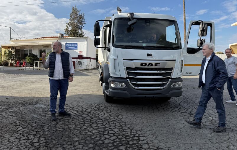 Καινούργιο απορριμματοφόρο για τον Δήμο Ηρακλείου Κρήτης