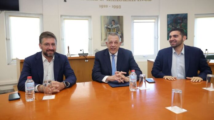 Συνάντηση Δημάρχου Μαλεβιζίου με τον Αναπληρωτή Υπουργό Υποδομών