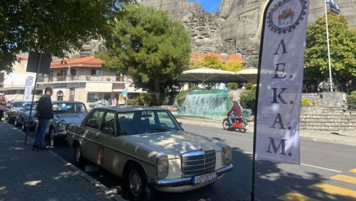 Εκθαμβωτικά κλασικά οχήματα στο 14ο Ράλλυ Ολύμπου στην Καλαμπάκα