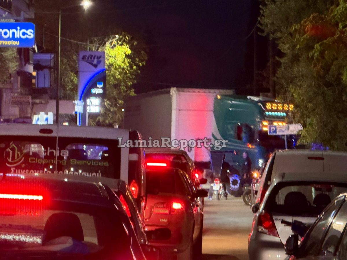 Φορτηγό προκάλεσε διακοπή ρεύματος στο κέντρο της Λαμίας – Απαραίτητη η παρέμβαση της αστυνομίας