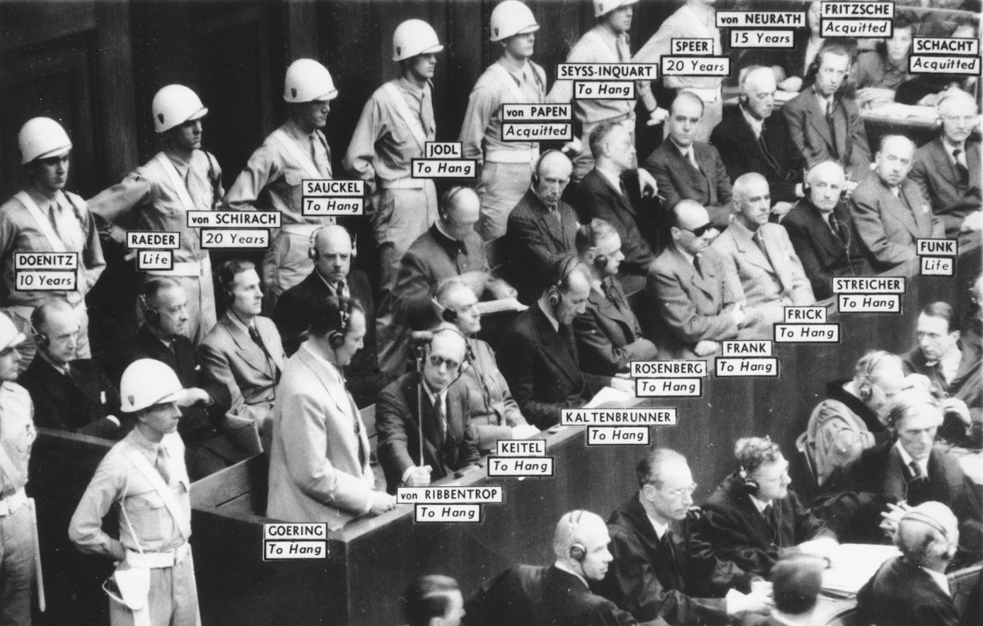 Σαν σήμερα 1 Οκτωβρίου: Η καθοριστική ετυμηγορία στη Δίκη της Νυρεμβέργης – Οι καταδίκες των ναζί