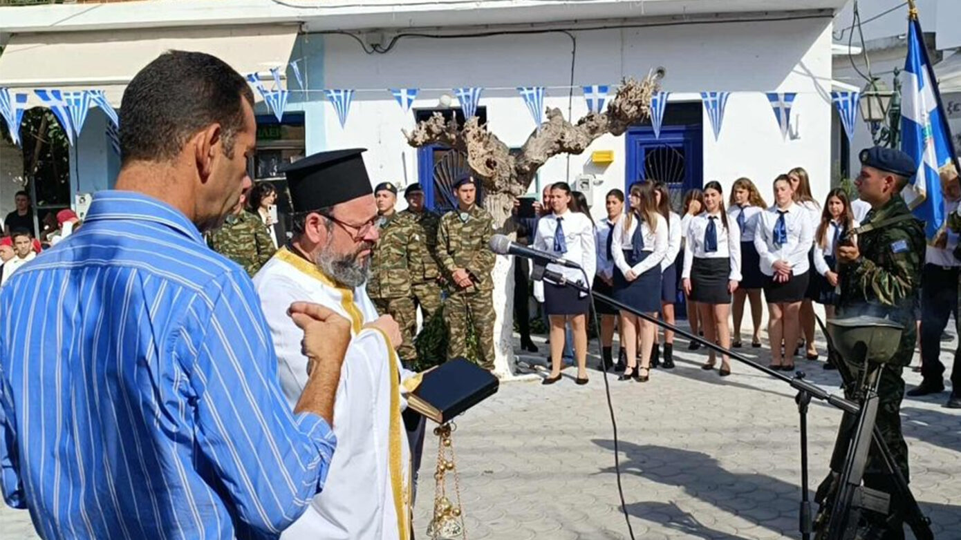 Οι κάτοικοι των Φούρνων Κορσεών γιόρτασαν περήφανα την Εθνική Επέτειο της 28ης Οκτωβρίου
