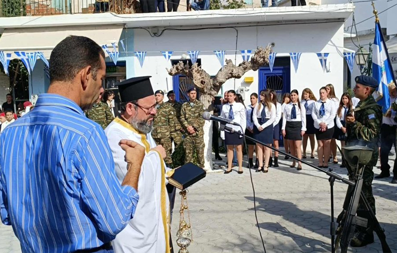 Οι κάτοικοι των Φούρνων Κορσεών γιόρτασαν περήφανα την Εθνική Επέτειο της 28ης Οκτωβρίου