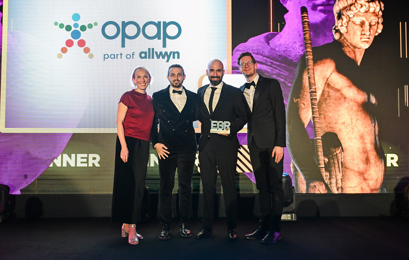 Διεθνής αναγνώριση για τον ΟΠΑΠ και τις στρατηγικές του στο Υπεύθυνο Παιχνίδι στα EGR Awards 2025