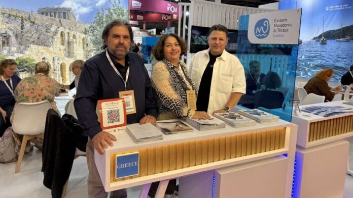Δυναμική εμφάνιση της Περιφέρειας Ανατολικής Μακεδονίας και Θράκης στη Διεθνή Έκθεση Τουρισμού IFTM – Top Resa 2025