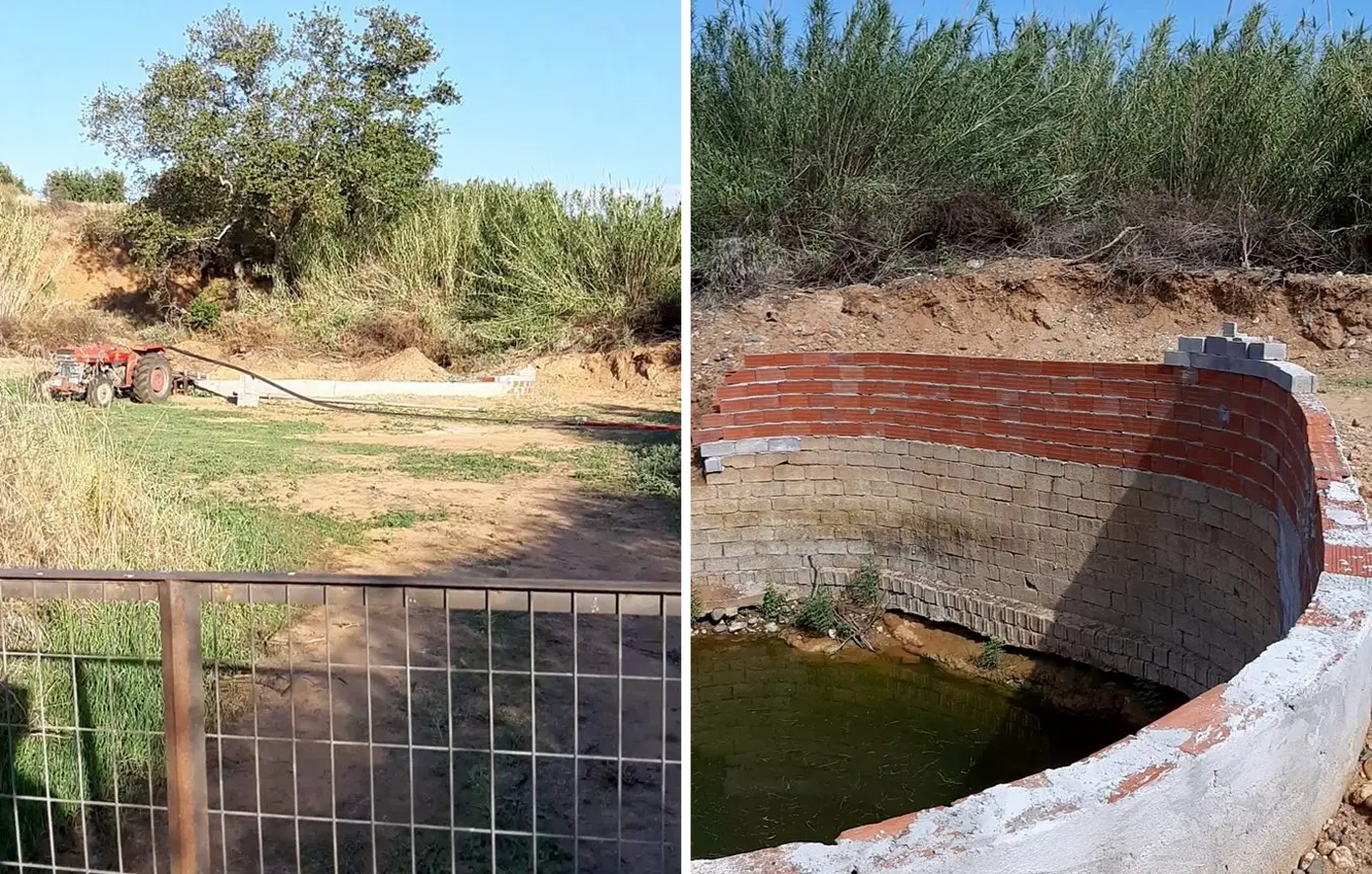 Ρέμα στη Χαλκιδική μπαζώθηκε: Δημιούργησαν πηγάδι για άρδευση χωραφιών