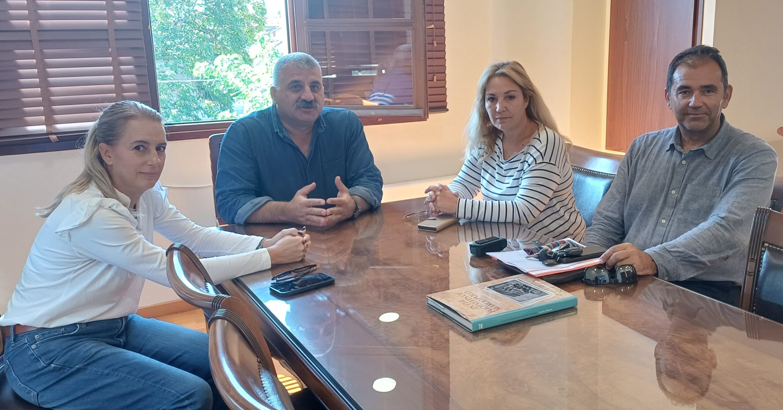 Σύσκεψη Δημάρχου Νοτίου Πηλίου με την Επικεφαλής του ΤΕΕ Μαγνησίας