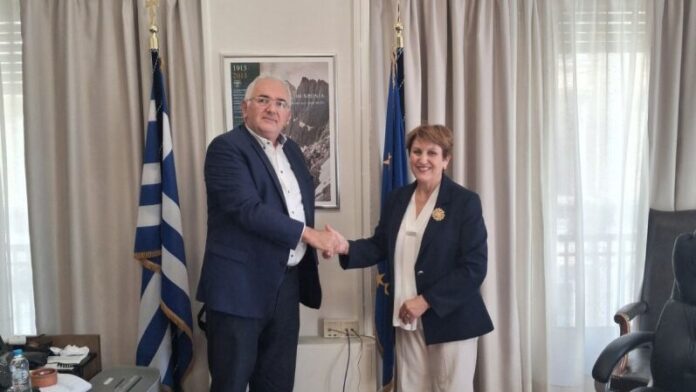 Συνάντηση της Δημάρχου Ραφήνας-Πικερμίου με τον Γενικό Γραμματέα του ΥΠ.ΕΣ.