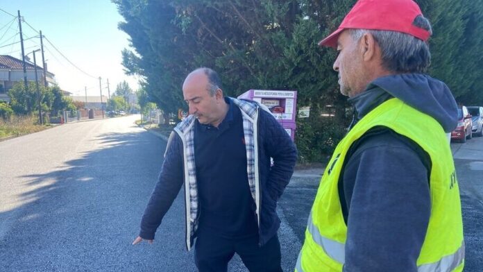 Επίσκεψη Δημάρχου Τρικκαίων σε έργα ασφαλτόστρωσης