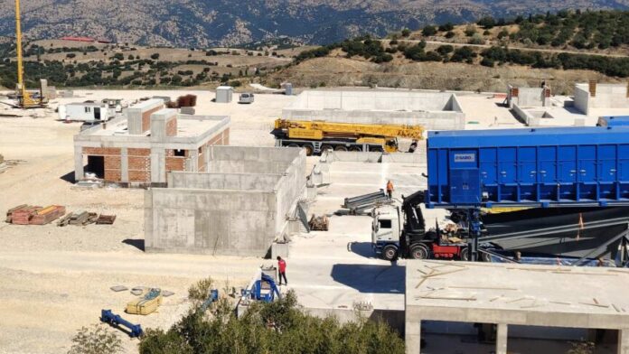 Δ. Τρικκαίων: Σε εξέλιξη η κατασκευή της Μονάδας Επεξεργασίας Απορριμμάτων
